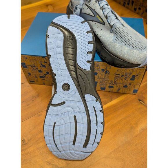 Brooks Men's Glycerin 20 Neutral Running Shoe Light Blue/Nine Iron/Sulphur 11.5 - Picture 4 of 5